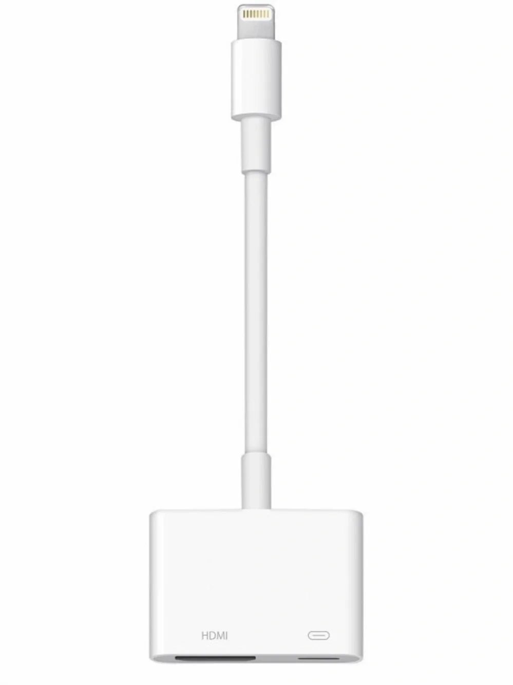 Apple Lightning to HDMI Adapter with Pass-Through Charging - White